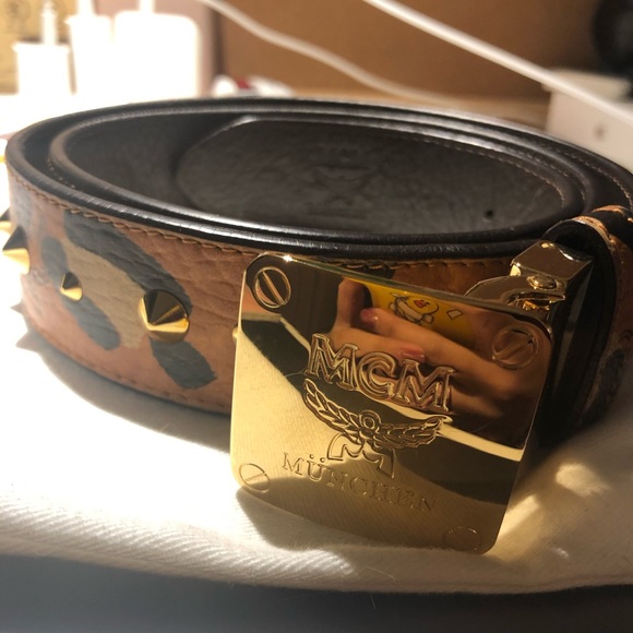 mcm belt poshmark